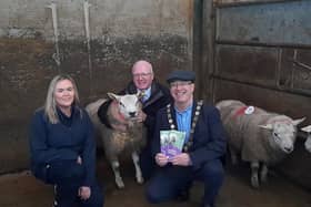 From left: Elish McGirr, Enforcement Officer (Dog Control) at Fermanagh and Omagh District Council, Clement Kennedy Principal Officer (Animal Welfare & Dog Control) at Fermanagh and Omagh District Council and Chair of Fermanagh and Omagh District Council, Cllr Thomas O’ Reilly.