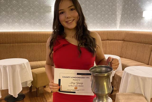 Amy Young, Dungiven YFC, junior member of the year
