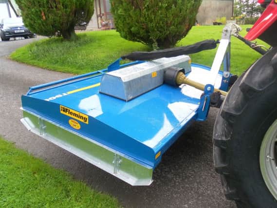 A new Fleming 9ft inline topper, still quite a popular choice for many farmers