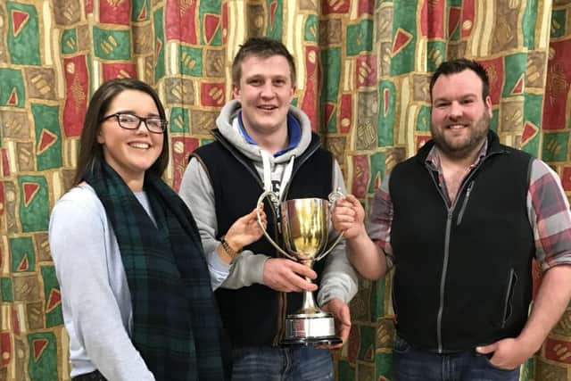 Top club leader, James Purcell, Dungiven YFC