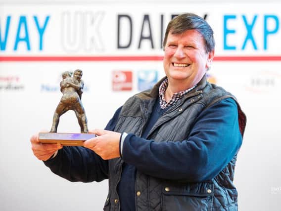 Jimmy Wilson from the Tregibby Herd in Cardigan, Wales, has become the 2018 recipient of the John Dennison Lifetime Achievement Award at the Harrison & Hetheringtons Borderway UK Dairy Expo