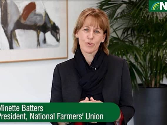 NFU president Minette Batters