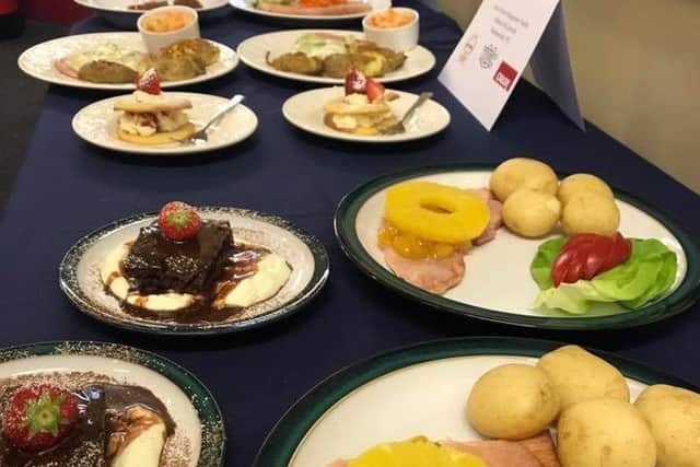 Some of the dishes which were served up during last year's competition