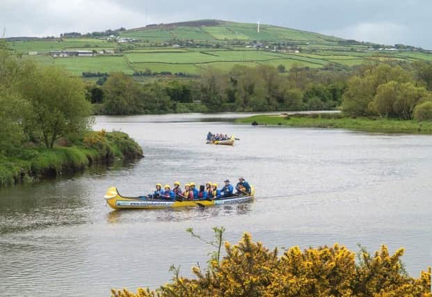Ambassadors explore the River Foyle by canoe
