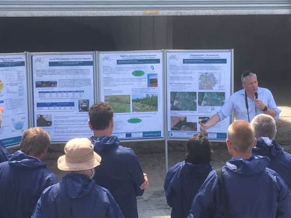 Chris Johnston explains the nutrient control issues on local farmland and the research that AFBI is doing to find novel but practical solutions.