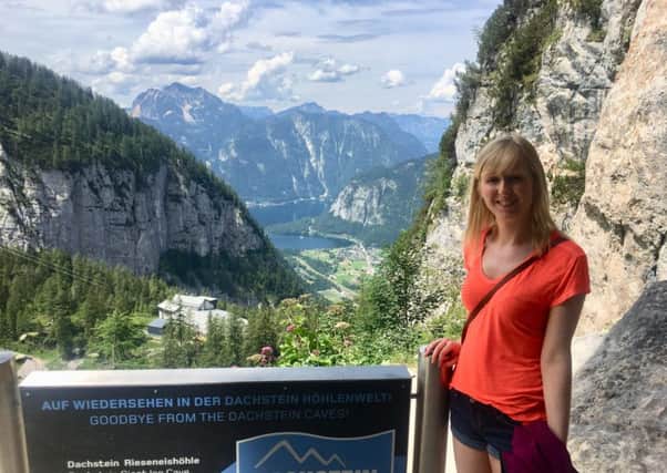 Gemma Dickey pictured during her exchange trip to Austria