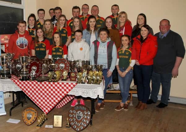 Members of Cappagh YFC at the club's parents and supporters evening