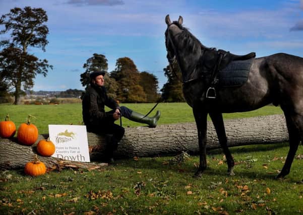 And theyre off! Top Irish amateur jockey Jamie Codd saddles up to launch the Dowth Point-to-Point and Country Fair at Dowth, BrÃº na BÃ³inne, County Meath  taking place on Sunday 28th October. Now in its fourth year, the event celebrates the very best of country life with a jam-packed offering of racing, food and family fun in the historic setting of Dowth, a UNESCO World Heritage Site. The Devenish Charity Ball will take place on Saturday 27th October raising vital funds for Farm Africa and the Irish Injured Jockeys www.dowthp2p.ie Horse is Dinos Mixa, kindly supplied by Knowth Stables