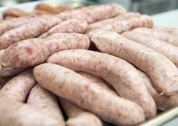 Sausages are the product of efficient butchery  once the prime cuts were used the trimmings were salted and preserved in a skin made from animal intestines