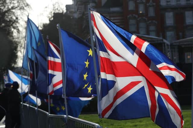 The European flag and the Union Flag flying  outside Parliament in London, as police in the area have been "briefed to intervene appropriately" if the law is broken after Tory MP Anna Soubry accused them of ignoring abuse hurled at politicians and journalists. PRESS ASSOCIATION Photo. Picture date: Wednesday January 9, 2019. See PA story POLITICS Brexit. Photo credit should read: Jonathan Brady/PA Wire