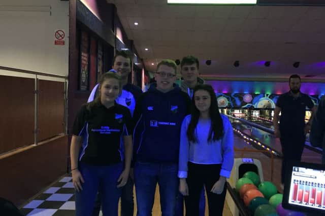 The team from Randalstown YFC who competed in the YFCU ten pin bowling tournament