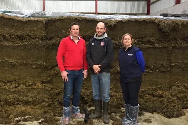 John Edgar, Trillick and District YFC was second in the YFCU silage making competition