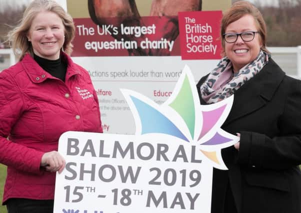 Vickie White, RUAS and Susan Spratt, BHS Manager for Northern Ireland & Republic of Ireland are delighted to announce the sponsorship partnership for Balmoral Show 2019.
