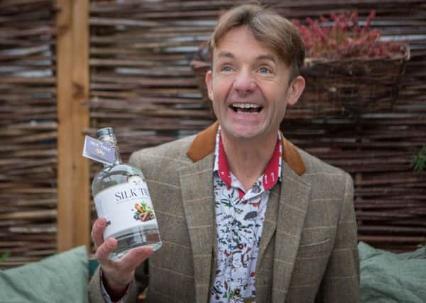 Andrew Oates, owner of Silk Tree Botanicals with his award winning product.