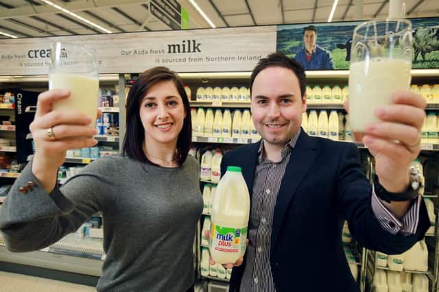 Pictured (L-R): Emma Swan, Asda Buying Manager Northern Ireland and Darren Hughes, Senior National Account Manager