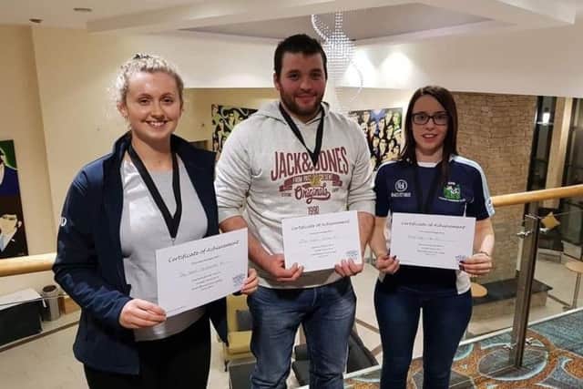 Co Down most efficient club leaders: First, William Graham. second, Joy Dalzel and third, Nicola Edgar