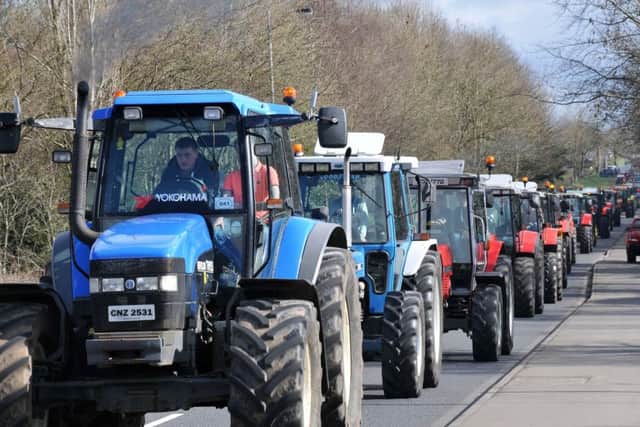 Moneymore YFC Easter Monday tractor run in 2016