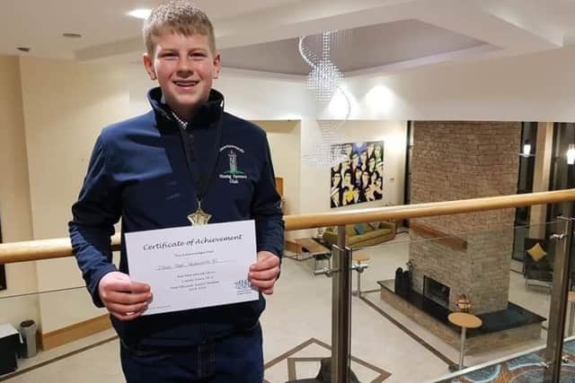 Isaac Moore. Co Down junior member of the year