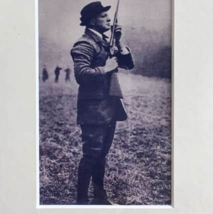 Winston Churchill with one of the Woodward shotguns. Picture: Courtesy of Purdey & Sons Ltd