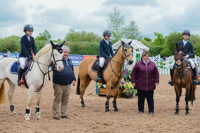 138cm Ulster Region riders Jenny Dunlop, Alfie Adair and Cormac Taggart, all qualified for the RDS
