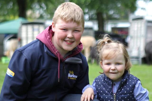Enjoying the 107th Lurgan Show are Thomas McAllister and Ellie Wray from Dungannon. Picture: Julie Hazelton
