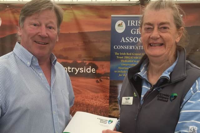 Wesley Graham (new member) with Liz Brown