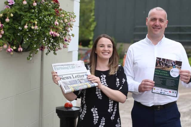 Lisa James, from Devenish, pictured with Gareth Mellon, Farming Life advertising representative