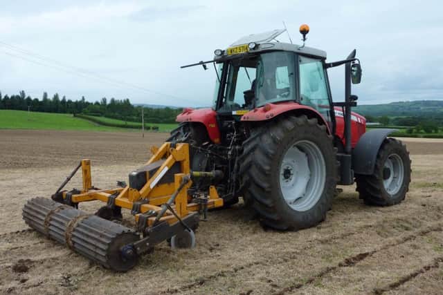 The depth of the compacted soil layer determines the type of machine to use