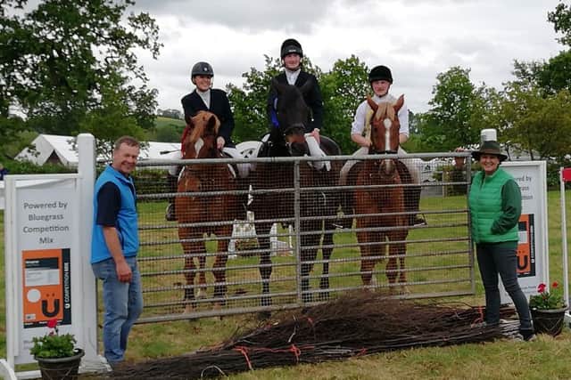 Alex Buller, Conor McClory and Samuel Philips with Saturday gate jumping