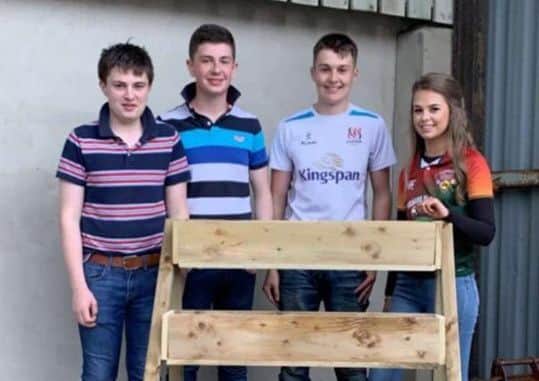 The winners - Kimi Chambers, David Vance, Jack Henderson and Zara Preston