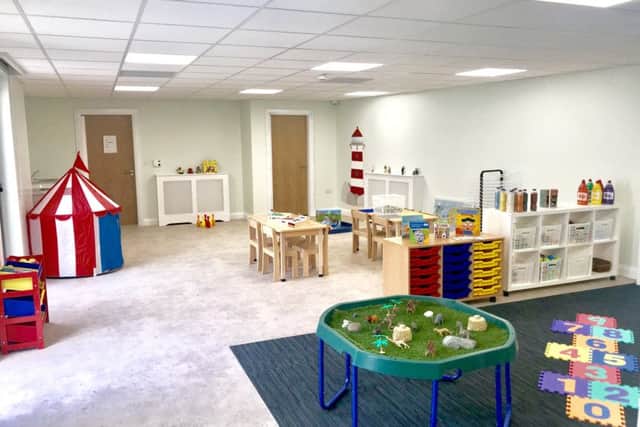 The toddler room