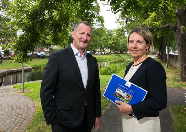 Pictured are Dawn Meats CEO Niall Browne with Bord Bia CEO Tara McCarthy at the launch of the report.
Picture by Shane O'Neill, SON Photographic