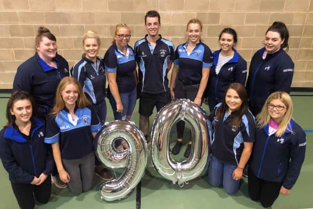 Ballywalter YFC Members celebrating our 90th anniversary and being the longest running club in Northern Ireland