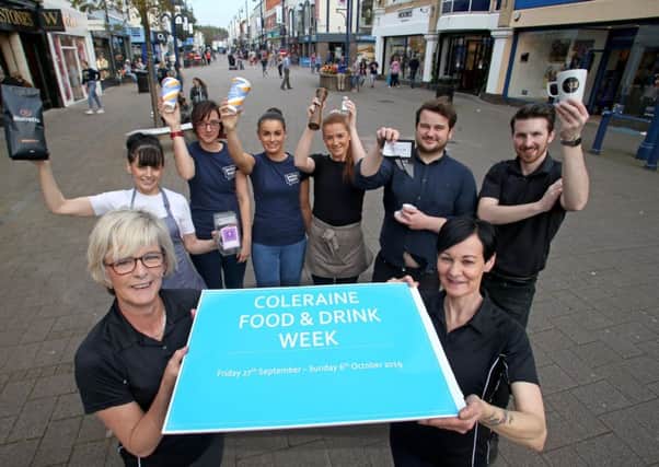 Pictured at the launch of Coleraine  Food and Drink Week