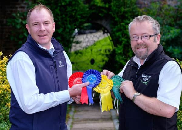Andrew WIlson from Wilson Agriculture has confirmed the company's continued sponsorship of Holstein NI's annual autumn bull sale at Kilrea Mar on Tuesday 1st October. Included is Holstein NI committee member Dennis Torrens. Photograph: Columba O'Hare/ Newry.ie