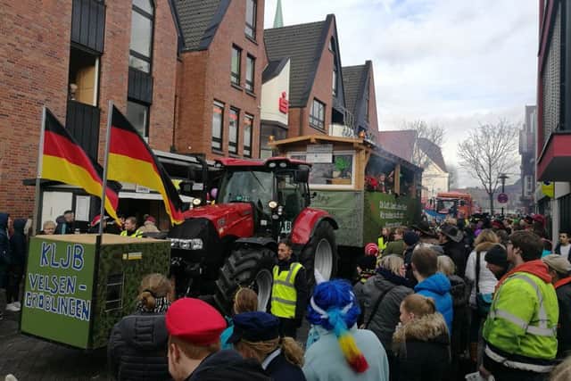 The Carnival Parade in Harsewinkel, Germany
