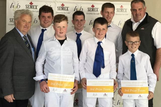 NI HYB members were placed third overall in the stockjudging section at National Competitions Day in South Wales. The team included Matthew McLean, William McCormick, Robert Stewart, Tom McKnight, James Patton and James Gregg.