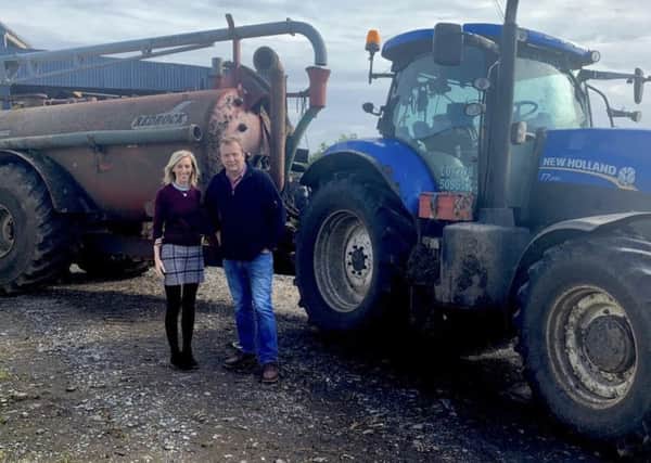 DUP Lagan River councillor Tim McClelland and MLA Carla Lockhart have called on farmers to take extra care on the farm on the run down to the slurry ban on October 15