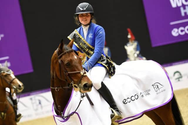 Alex Finney won the FEI Jumping Ponies Trophy in Herning (Photo: Ridehesten.com)