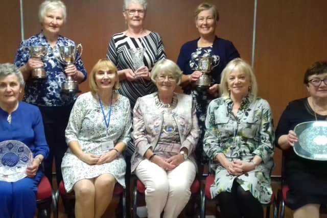 Back Row:  Katy McCurdy,  Anna Murphy, Anne Patton                            Front Row:  Nancy Orr,   Lesley Dowds,     Collette Craig,  Verona McCavana,      Doreen Donaldson