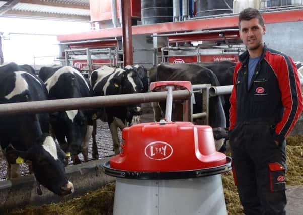 The Lely Robots have led to a lower cost of production for Alan Porter