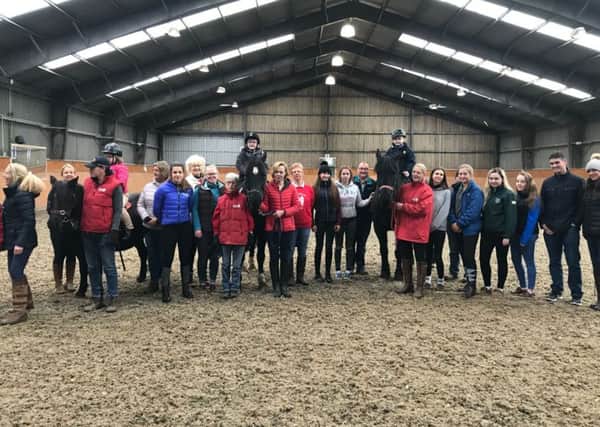 CAFRE Enniskillen Campus Level 3 Year two students meet members of Enniskillen Riding for the Disabled Association.