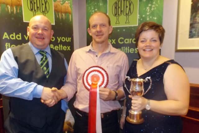 Best Overall Stock Ram award went to Glantre Tup from Andrew and Jamie McCutcheon's Bodoney Flock, Trillick.