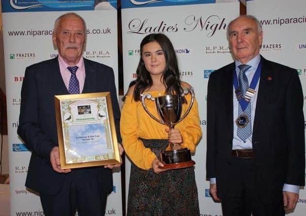 Keelie Wright, NIPA Trophy for r/u Young Fancier of the Year