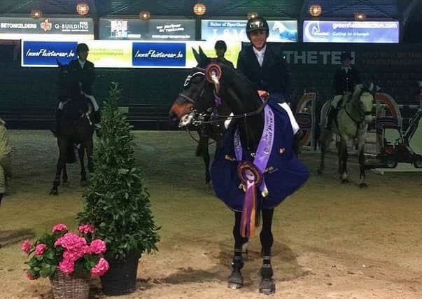 Wexford brothers Harry and Bertram Allen recorded an Irish 1-2 in Sundays two-star Grand Prix at Lier in Belgium, with Harry beating his older brother Bertram to top spot by just three hundredths of a second
