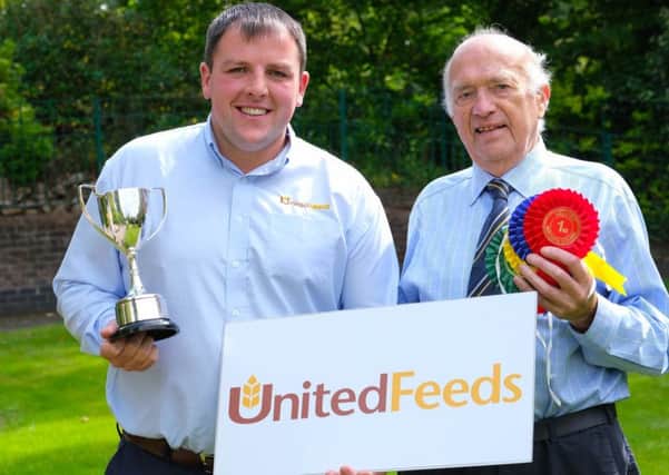 United Feeds has confirmed its sponsorship of Holstein NIâ¬"s December bull sale at Kilrea Mart. Outlining plans for next weekâ¬"s show and sale are Holstein NI president Wilbert Rankin, and sponsor Alan Boyd. Photograph: Columba O'Hare/ Newry.ie