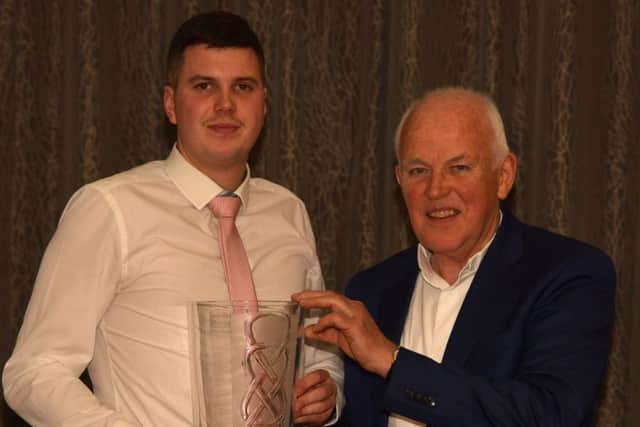 Phillip Williamson was awarded the Victor Woods Memorial trophy for 2019