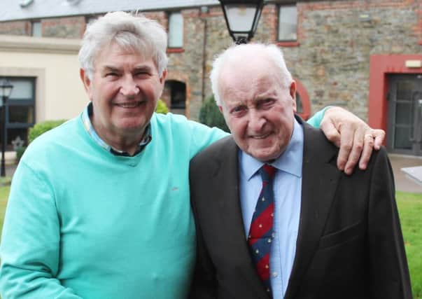 Life-long friends: Noel Hart and Raymond Haslett