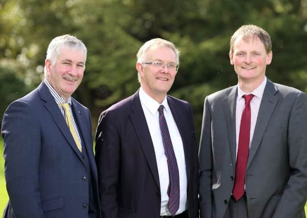 UFU president Ivor Ferguson will be hitting the road with deputy presidents Victor Chestnutt and David Brown.  Picture: Cliff Donaldson