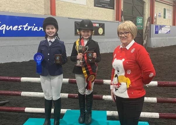 70cm - Sea Rose Cup, 1st Cara Garrity; 2nd Scarlett Knox presented by Maria King from Ecclesville